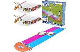 Vodná šmýkačka Lama Rama + 2 plavidlá – B52320