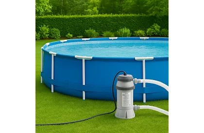 Bazénový ohrievač vody – elektrický ohrievač do 34 °C, I28684