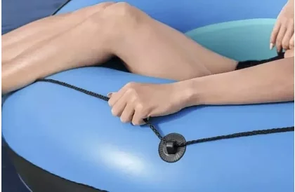 Nafukovací kruh s opierkou a držiakom na pitie – B43108