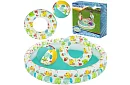 Nafukovací bazénik 3v1 + kruh a loptu – B51124