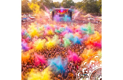 Sada farebných práškov Holi Powder 6×100 g