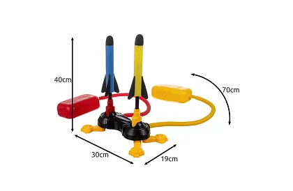 Pěnový dvojitý raketomet s pumpou – Dvojitý raketomet