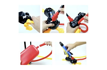 Pěnový dvojitý raketomet s pumpou – Dvojitý raketomet