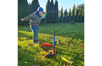 Pěnový dvojitý raketomet s pumpou – Dvojitý raketomet