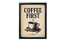 Coffee First – obraz - Káva na prvom mieste 01