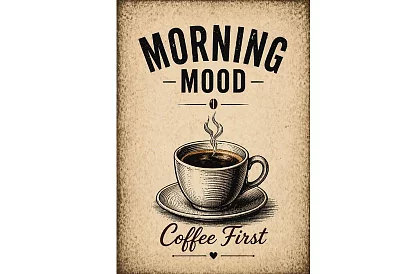 Morning mood - obraz - Ranná nálada a káva 05