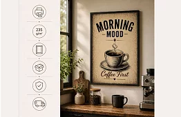 Morning mood - obraz - Ranná nálada a káva 05
