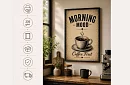 Morning mood - obraz - Ranná nálada a káva 05