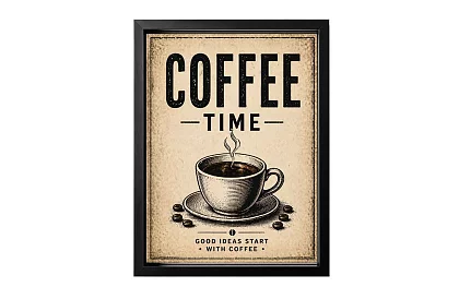 Coffee time - obraz - Káva a dobré nápady 06