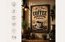 Need coffee - obraz - Káva a trpezlivosť v retro štýle 10