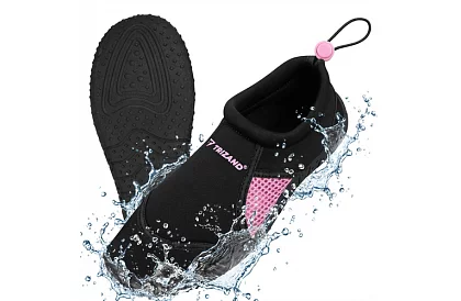 Boty do vody – protiskluzové 5 mm, rýchloschnúce – čierno-ružové, veľkosť 37