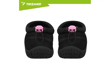 Boty do vody – protiskluzové 5 mm, rýchloschnúce – čierno-ružové, veľkosť 37