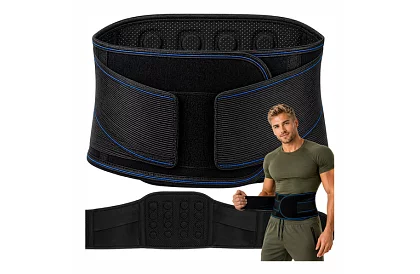 Bedrový magnetický pás nastaviteľný 85–100 cm – 24 magnetov
