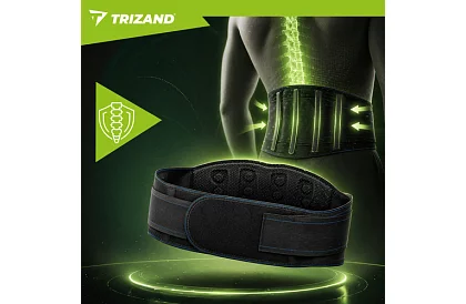 Bedrový magnetický pás nastaviteľný 85–100 cm – 24 magnetov