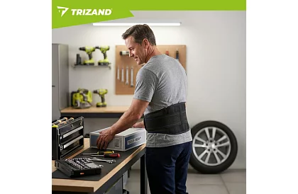 Bedrový magnetický pás nastaviteľný 95–110 cm – 24 magnetov