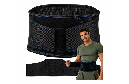 Bedrový magnetický pás nastaviteľný 95–110 cm – 24 magnetov