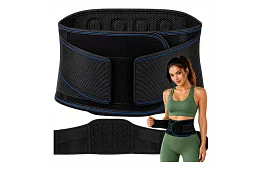 Bedrový magnetický pás nastaviteľný 95–110 cm – 24 magnetov