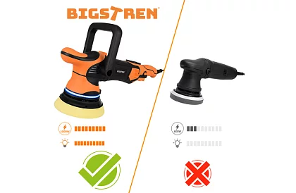 Orbitálna leštička na auto 125 mm – 1000 W + príslušenstvo