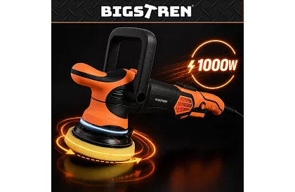 Orbitálna leštička na auto 125 mm – 1000 W + príslušenstvo