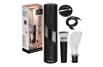 Elektrický otvárač na víno s príslušenstvom