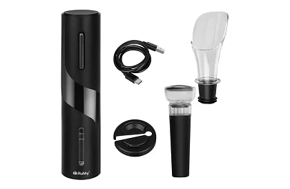 Elektrický otvárač na víno s príslušenstvom