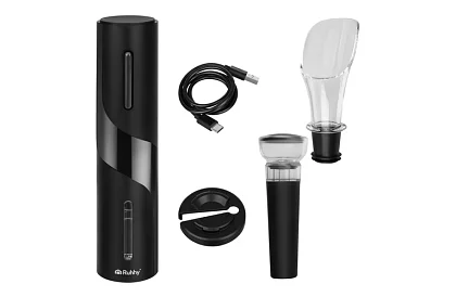 Elektrický otvárač na víno s príslušenstvom