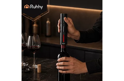 Elektrický otvárač na víno s príslušenstvom