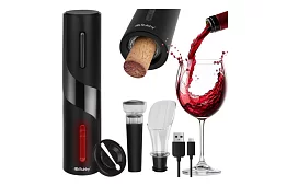 Elektrický otvárač na víno s príslušenstvom
