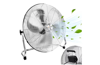 Ventilátor 50 cm, 130 W – kovový, 3 rýchlosti