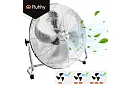 Ventilátor 50 cm, 130 W – kovový, 3 rýchlosti