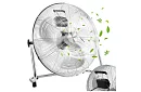 Ventilátor 50 cm, 130 W – kovový, 3 rýchlosti