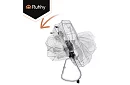 Ventilátor 50 cm, 130 W – kovový, 3 rýchlosti