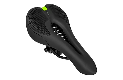 Cyklistické polstrované sedlo na bicykel 28 × 14 cm – čierne