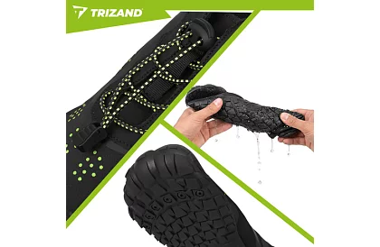 Boty do vody – protiskluzové 5 mm, rýchloschnúce – čierne, veľkosť 44