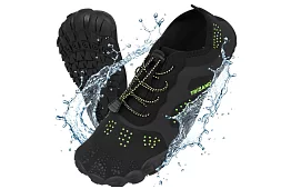 Boty do vody – protiskluzové 5 mm, rýchloschnúce – čierne, veľkosť 44