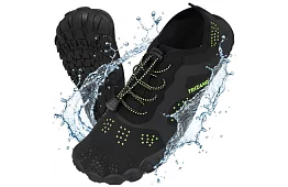 Boty do vody – protiskluzové 5 mm, rýchloschnúce – čierne, veľkosť 45