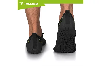 Boty do vody – protiskluzové 5 mm, rýchloschnúce – čierne, veľkosť 42