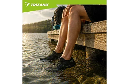 Boty do vody – protiskluzové 5 mm, rýchloschnúce – čierne, veľkosť 42