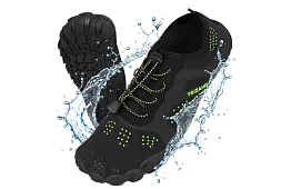 Boty do vody – protiskluzové 5 mm, rýchloschnúce – čierne, veľkosť 42