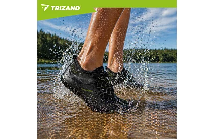 Boty do vody – protiskluzové 5 mm, rýchloschnúce – čierne, veľkosť 43