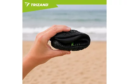 Boty do vody – protiskluzové 5 mm, rýchloschnúce – čierne, veľkosť 43