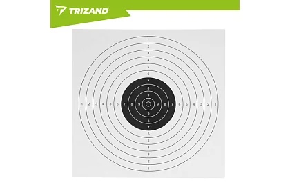 Strelecký terč 50 × 50 cm – 100 kusov v balení