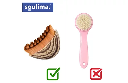 Lymfatická masážna kefa na tvár a krk + puzdro