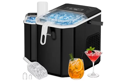 Výrobník ľadových kociek 1,2 l – 12 kg / 24 h – čierny