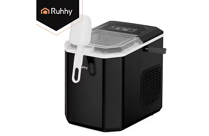 Výrobník ľadových kociek 1,2 l – 12 kg / 24 h – čierny