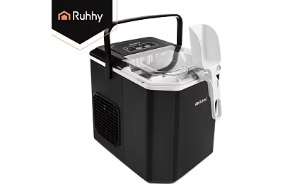 Výrobník ľadových kociek 1,2 l – 12 kg / 24 h – čierny