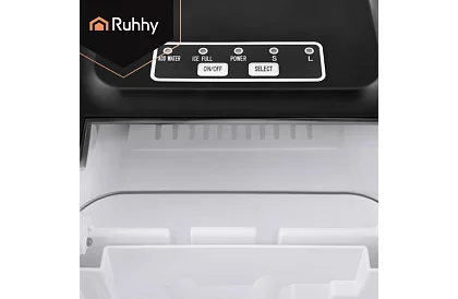 Výrobník ľadových kociek 1,2 l – 12 kg / 24 h – čierny