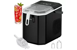 Výrobník ľadových kociek 1,2 l – 12 kg / 24 h – čierny