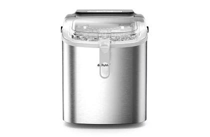 Výrobník ľadových kociek 1,2 l – 12 kg / 24 h -  strieborný