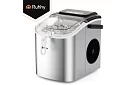 Výrobník ľadových kociek 1,2 l – 12 kg / 24 h -  strieborný